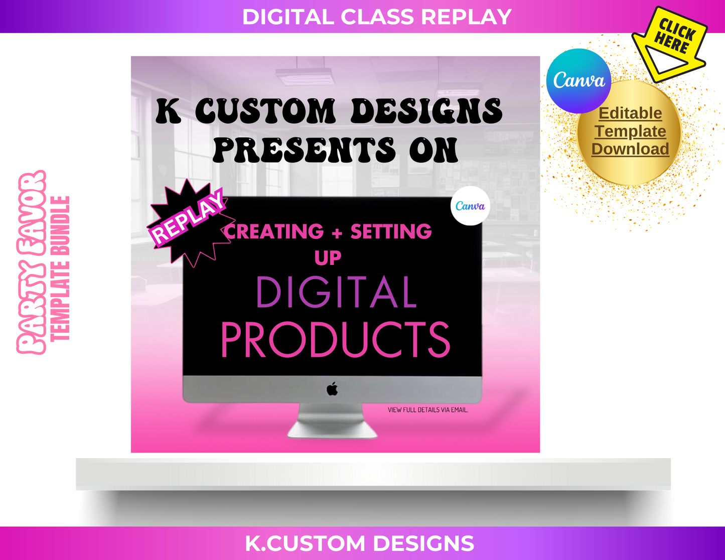 Creating & Setting Up Digital Products with Canva & Shopify Replay