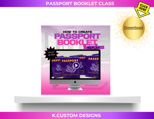 Custom Passport Booklet REPLAY