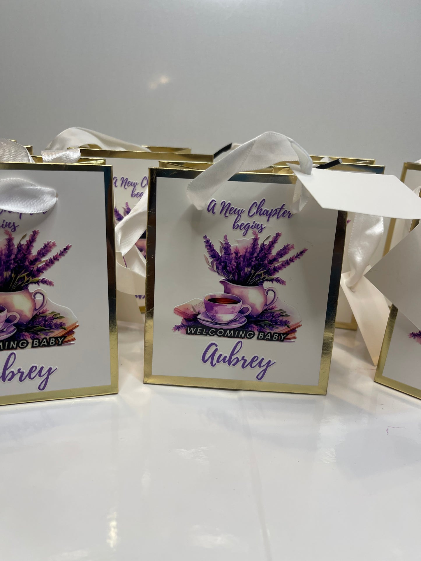 Personalized Gift Bags with UVDTF Prints