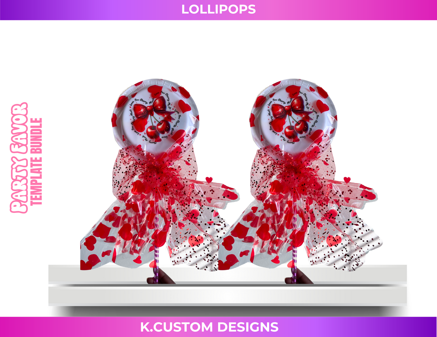 Personalized Custom Lollipops/Candy Cups/Custom Cards