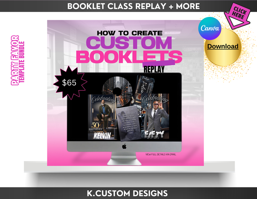 Booklet Class Replay – Create & Sell Custom Party Booklets | KCD – K ...