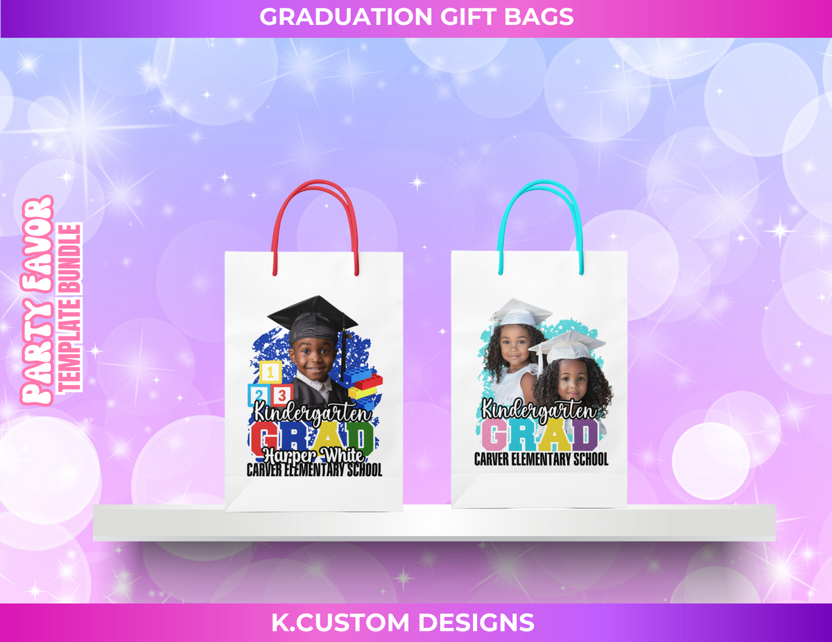 Personalized Gift Bags with UV DTF Prints – K Custom Design