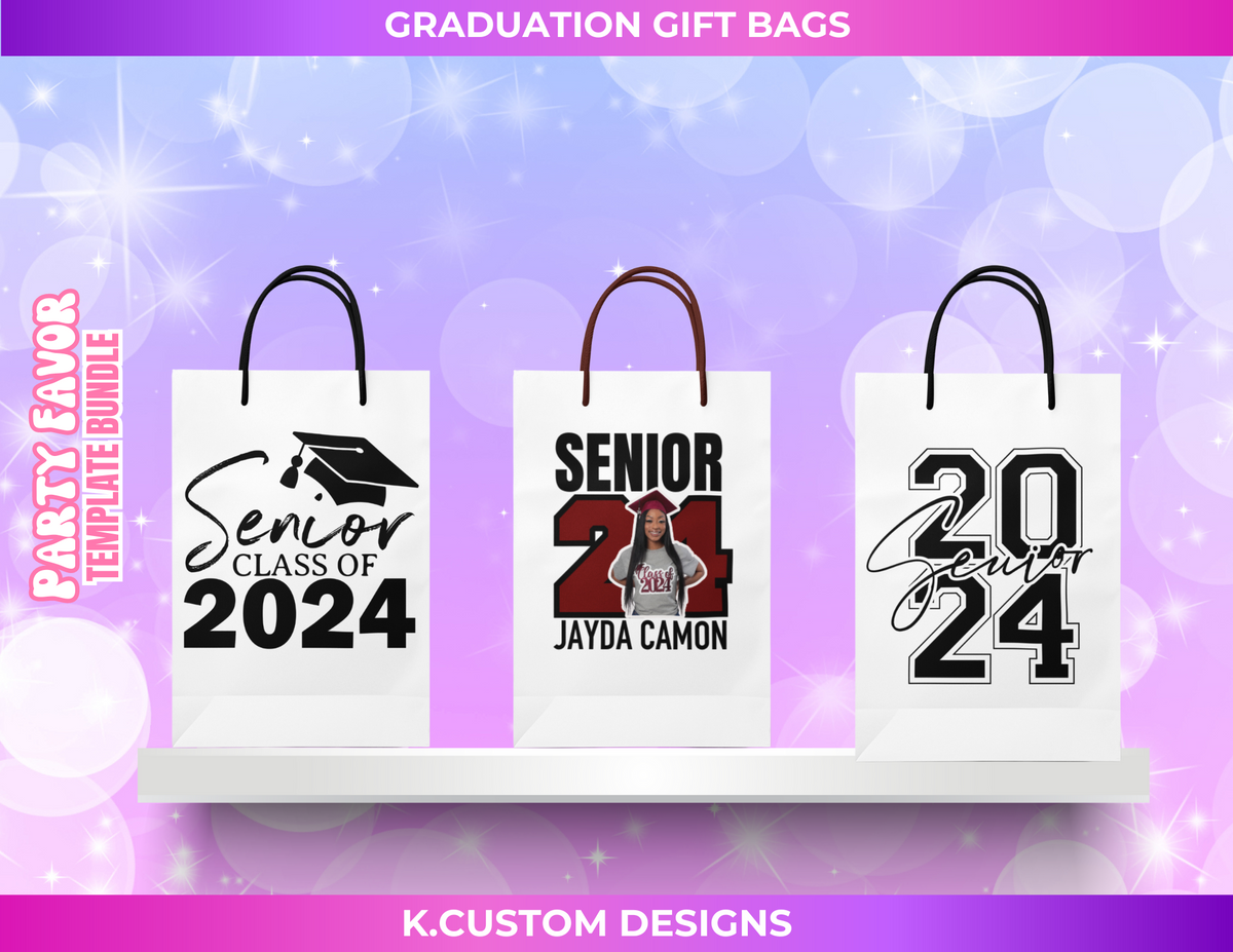 Personalized Gift Bags with UV DTF Prints – K Custom Design