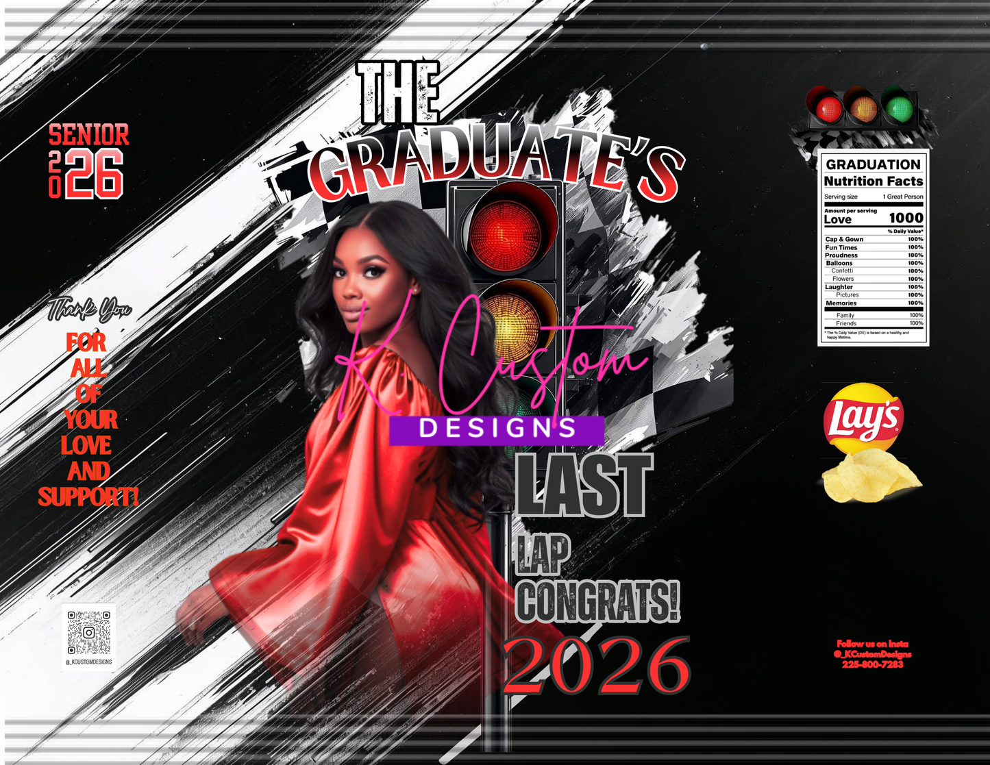 The Last Lap – Limited Customization Pre-Designed Digital Party Template