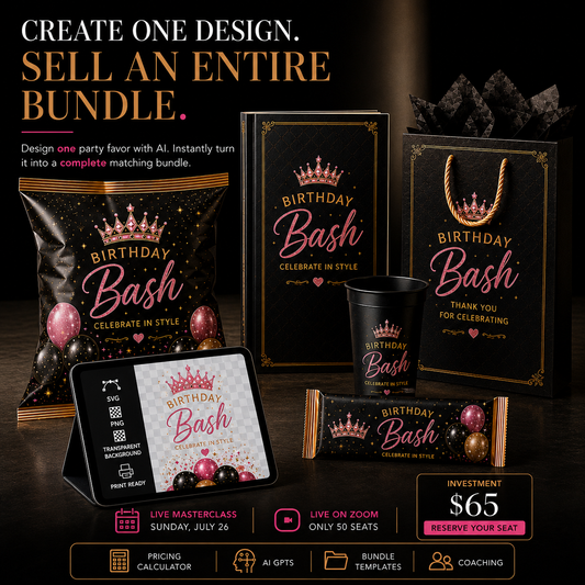 The AI Party Favor Blueprint™ Live Masterclass