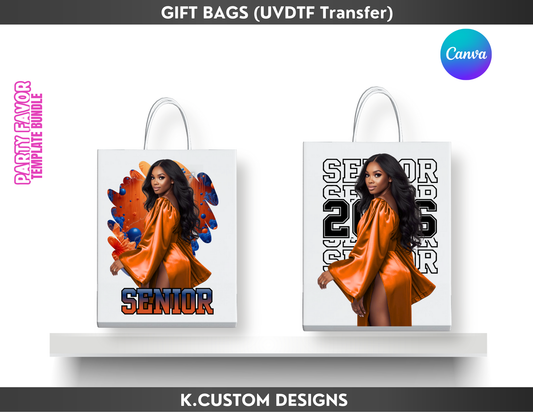 Personalized Gift Bags with UVDTF Prints