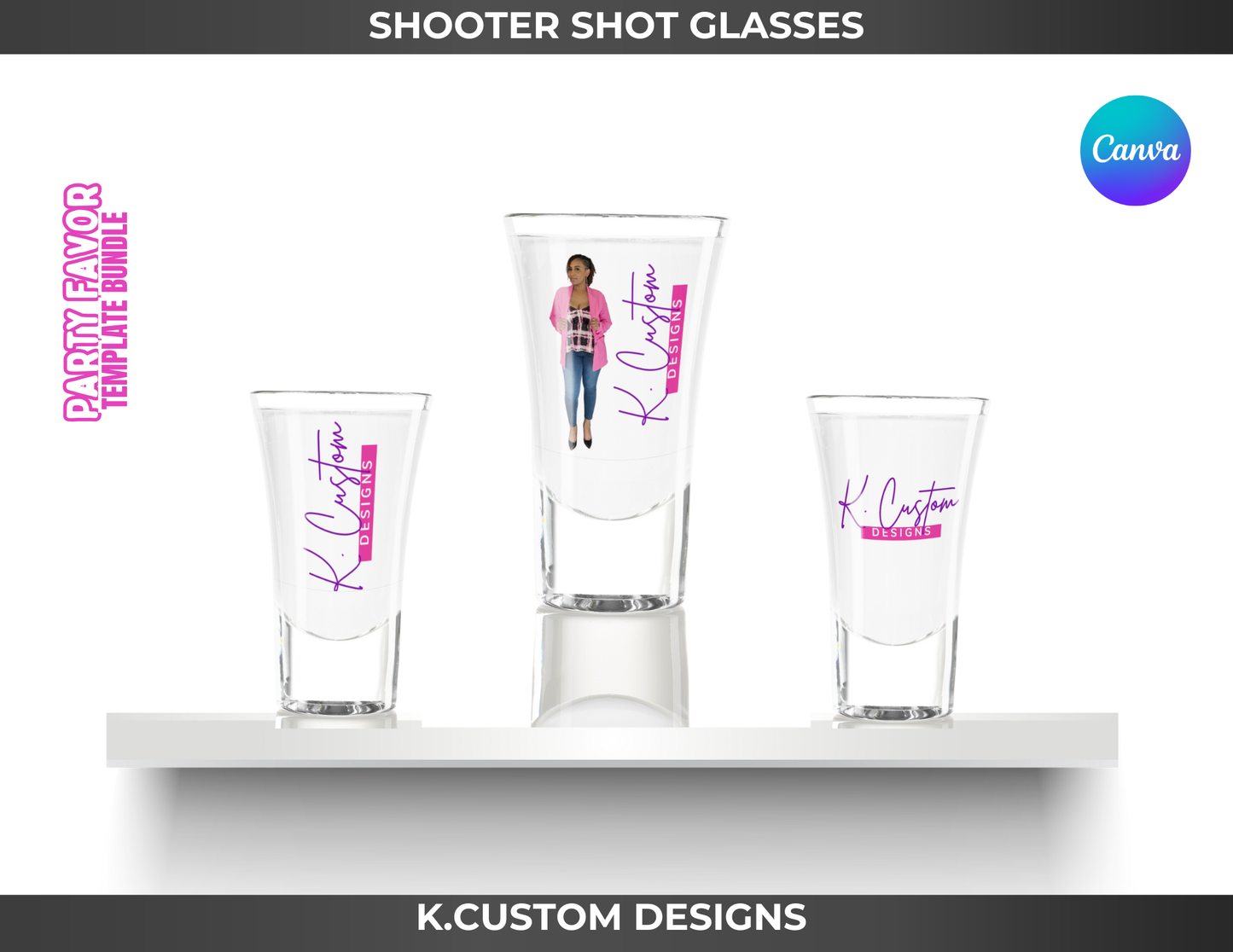 Personalized Shooter Shot Glasses