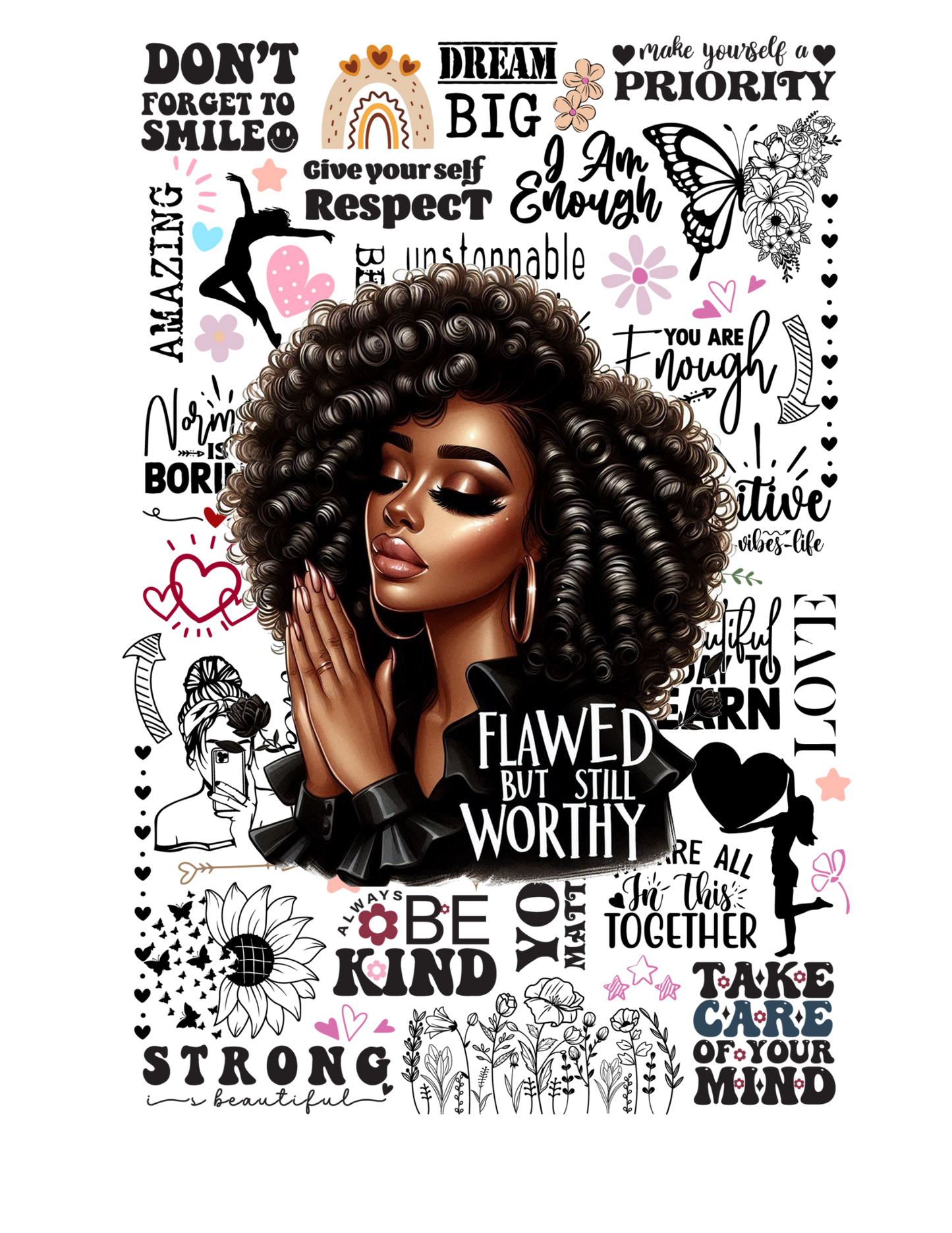 Digital UVDTF African American Women Decals + Bonus Decals