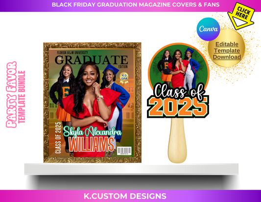 Custom Black Friday Digital Graduation Bundle