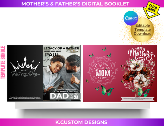 Mothers/Fathers Day Digital Booklet Bundle