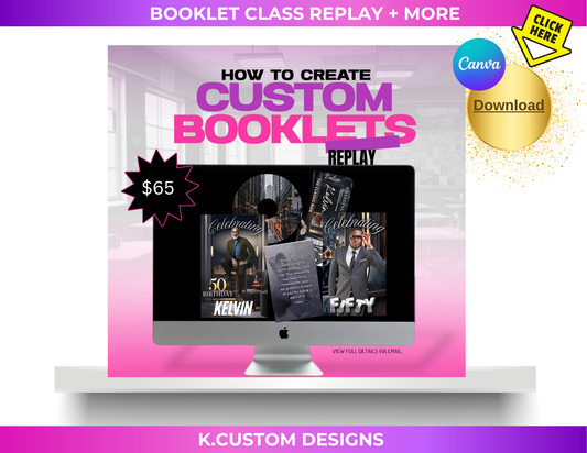 Booklet Class Replay – Learn How to Create & Sell Custom Booklets
