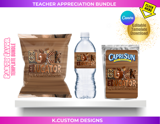 Personalized Teacher Appreciation Template Bundle (Canva Template)