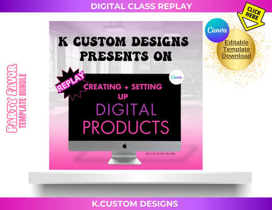 Creating & Setting Up Digital Products with Canva & Shopify Replay