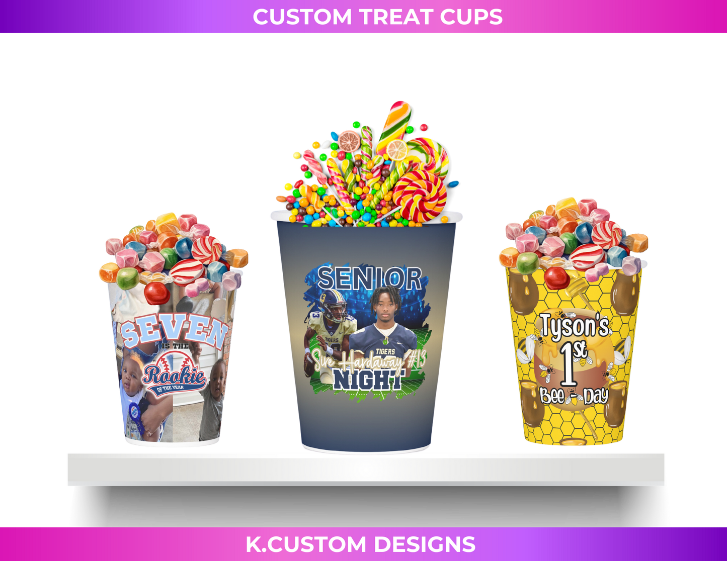 Personalized Treat Cups