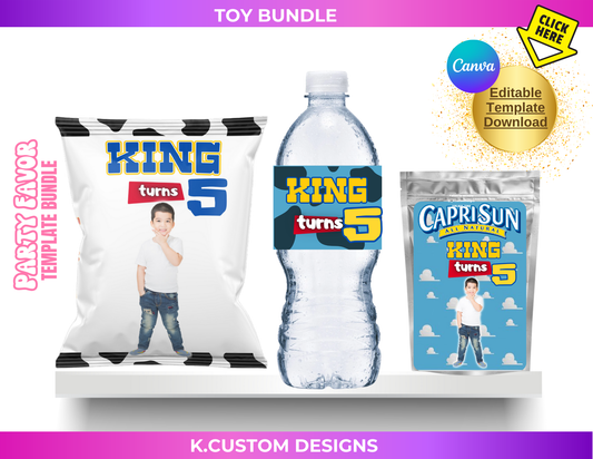 Personalized Toy Template Bundle (Canva Template)