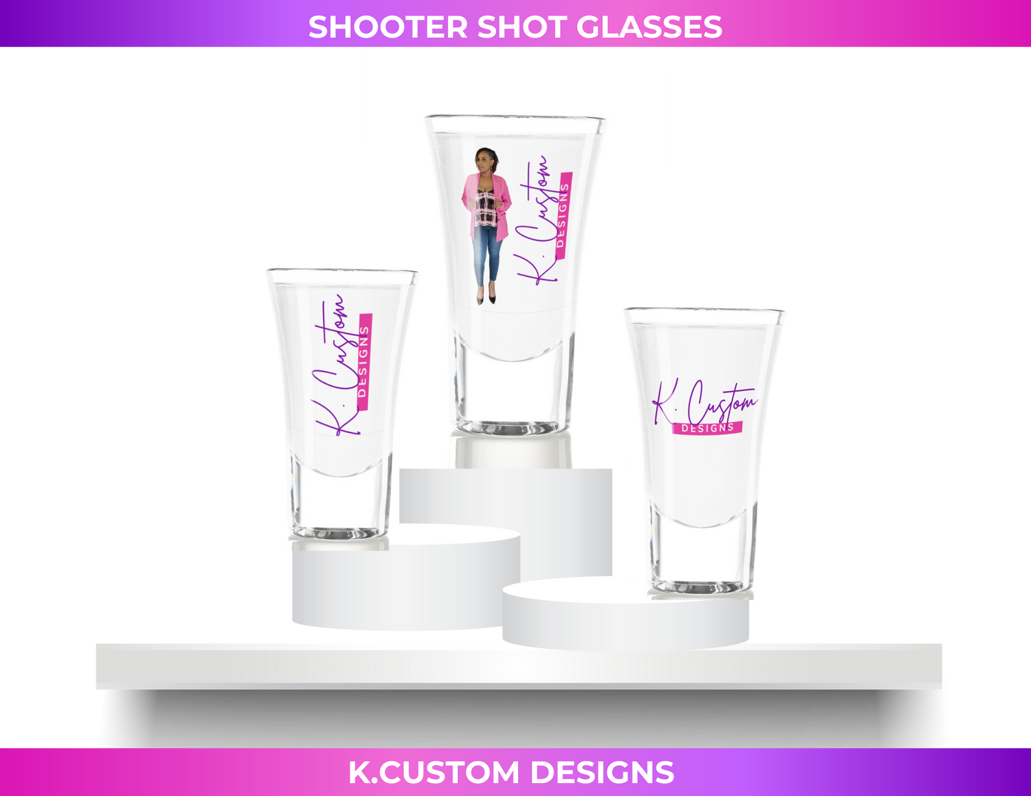 Personalized Shooter Shot Glasses