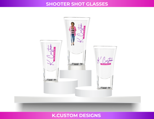 Personalized Shooter Shot Glasses