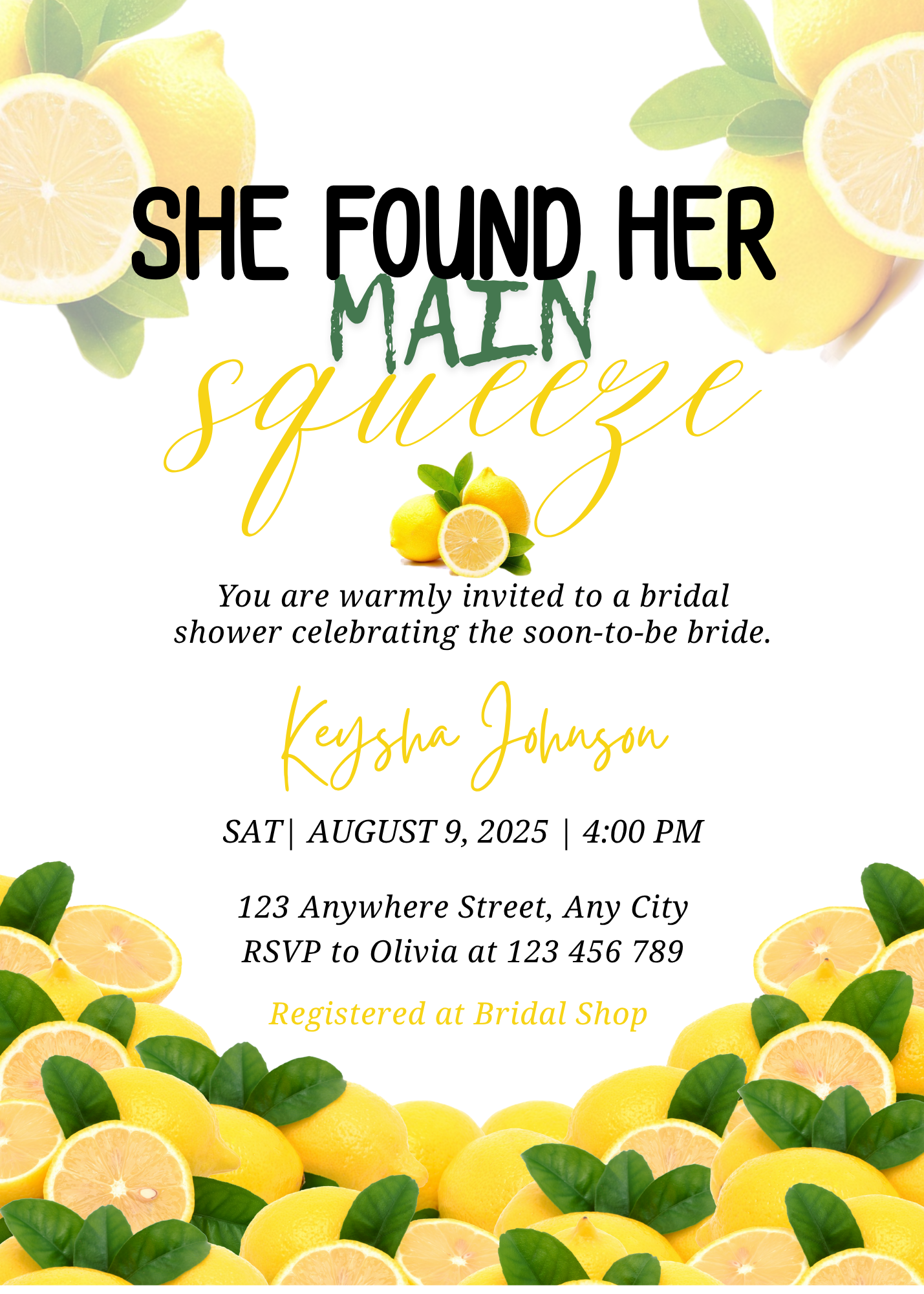 SHE FOUND HER MAIN SQUEEZE BUNDLE (Canva Template)