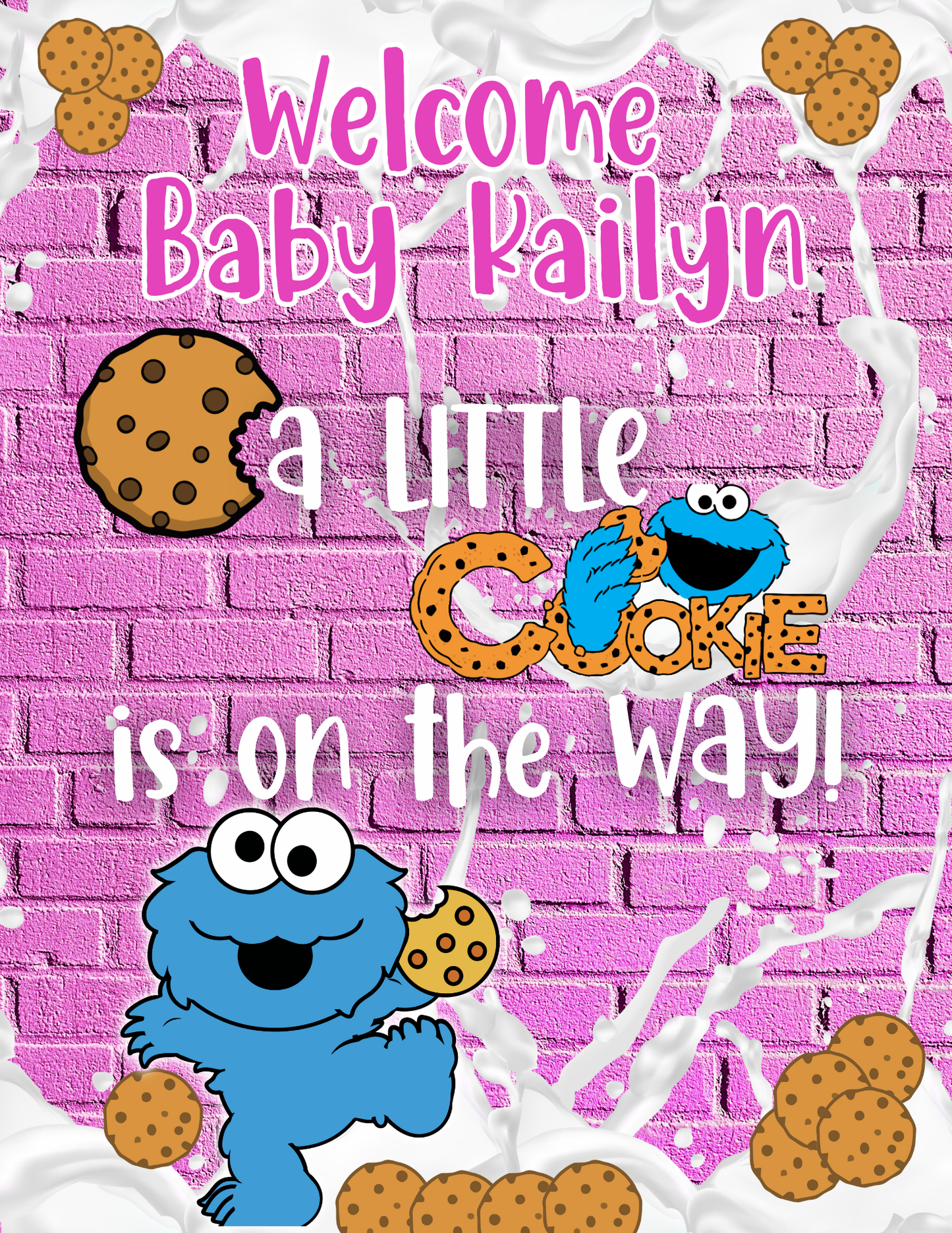 Personalized Cookie Template Bundle (Canva Template)